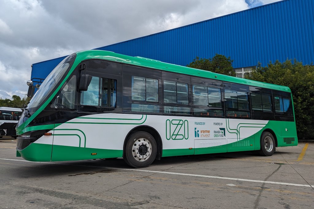 Kigali'de Yeni Elektrikli Otobüs Hattı